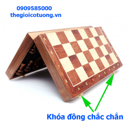 Bộ cờ vua gỗ hồng mộc size cực đại 45x45 cm (tặng 2 hậu)