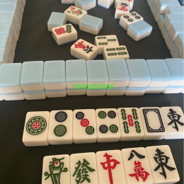 Bộ mạt chược, mạc chược,  mahjong cao cấp 144 Quân Size 42mm