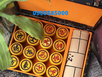 Cờ tướng gỗ nanmu vàng siêu quý hiếm (hàng giới hạn số lượng)