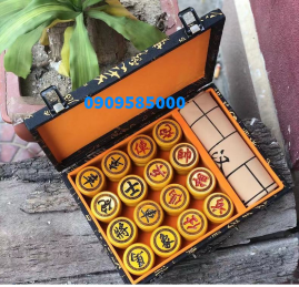 Cờ tướng gỗ nanmu vàng siêu quý hiếm (hàng giới hạn số lượng)
